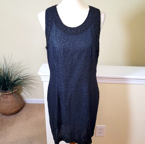 Laurence Kazar Dresses & Skirts - Vtg. Laurence Kazar Silk Chiffon Dress